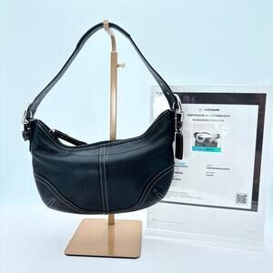 Authenticated Coach Leather Hobo Handbag – Classic Everyday Carry